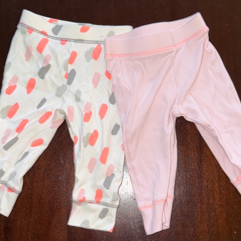 Cloud Island Pink Baby Leggings